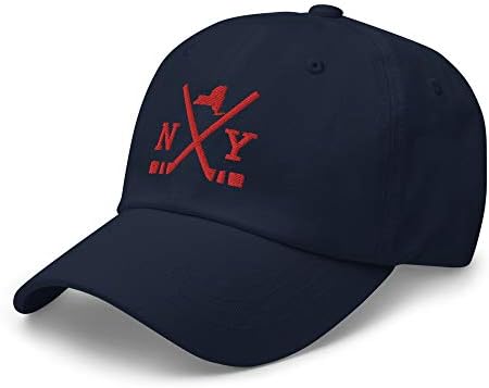 Ню Йорк Хокейни Стикове Ретро NY Ranger Бродирани бейзболна шапка на Татко Шапка