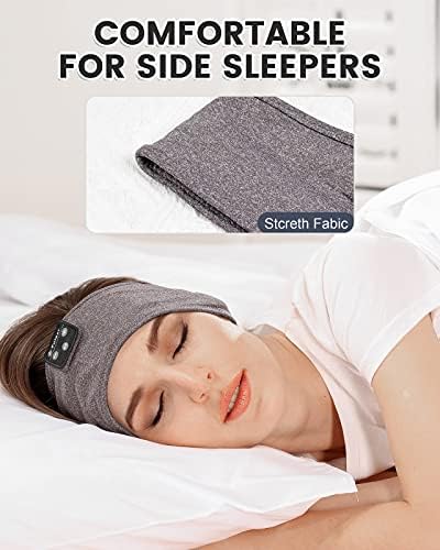 Спални Bluetooth Слушалки лента за глава,Perytong Soft Sleep Headband Headphones Long Time Sleep Play Bluetooth