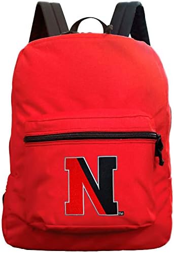 NCAA Northeastern Huskies Made in The USA Premium Backpack 16 инча, Червен