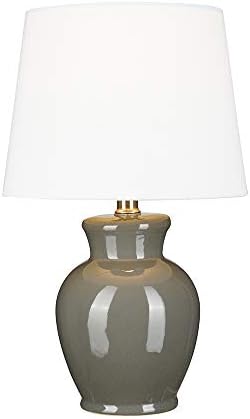 Brand – Ravenna Home Настолна лампа с керамично основание, луковици в пакет, 16,5H, сив графит