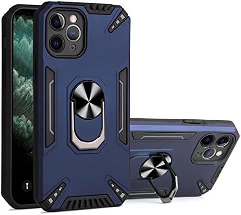 SHUNDA Case for iPhone 11 Pro, Drop Tested Cover with Magnetic Kickstand Car Mount Protective Case for iPhone 11 Pro 5.8 - Синьо