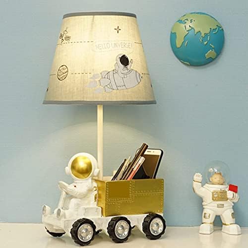YAYONG Изискана Нощна Настолна лампа Астронавт Настолна Лампа Креативна Настолна Лампа за Детска Стая Спалня