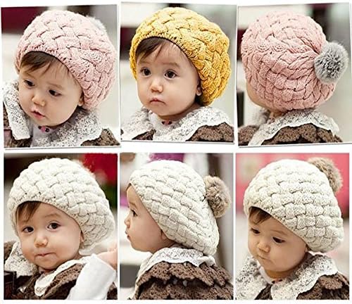 APAS Baby Kid Плетене на една Кука за Плетене Пухкави Белезници Pom Взема Капачка Капачка Toque