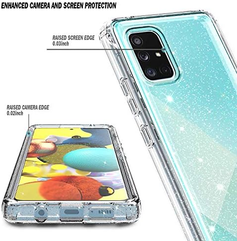 NZND Samsung Galaxy A51 5G Калъф с Вграден защитен екран, [Не е подходящ A51 5G UW Verizon] Пълен Защитна