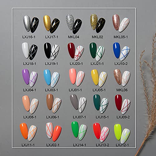 25 Цвята, Гел За Нокти Подложка Полски Дръжка UV Led Лак За Нокти, Гел-Лак, Определени за 3D Нокти DIY Дизайн
