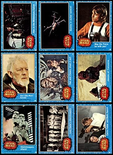 Topps 1977 Star Wars Series One Complete Set (Blue Border) (Карта) NM