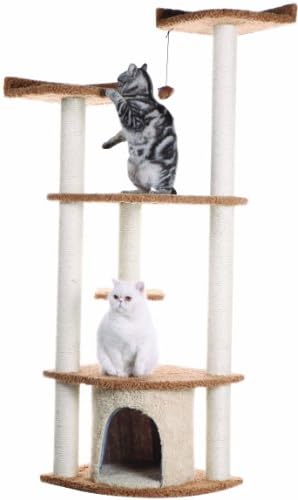 Armarkat 64 Cat in Tree House Condo Furniture - A6402, Шоколад