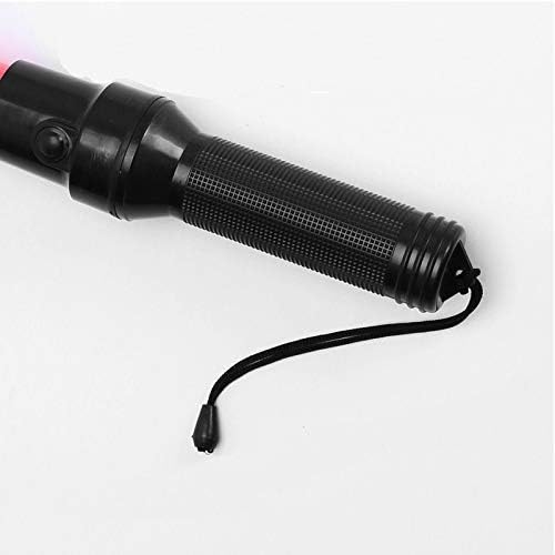 iMBAPrice 21 Long LED Signal Traffic Safety Мигащи Control Палки Baton Flashlight with Two Мигащи Modes for Parking Guides, Climbing & Camping Contact