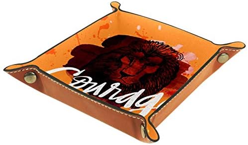 LORVIES Lion Head Watercolor Storage Box Cube Basket Bins Контейнери за Офис у Дома