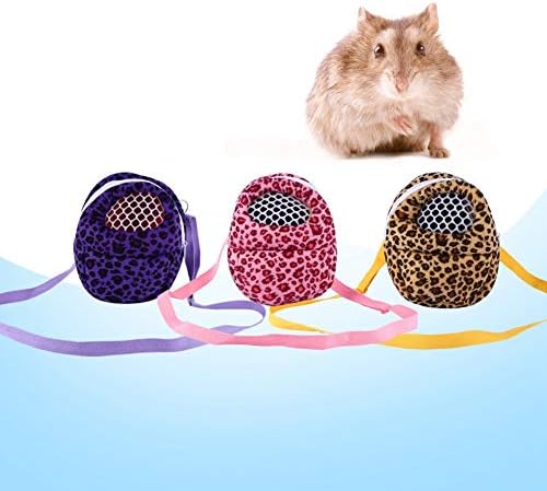 Petyoung Pet Carrier Bag Hamster Outdoor Carrier Преносима Дишаща Изходяща Чанта Пет Джоб с пагон