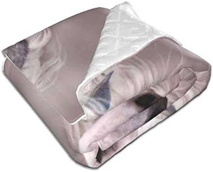 Одеяла бебето изкуство печат на главата на коня,Одеало свободни бебе, Плат полиестер на плюшени,30 x 40 См