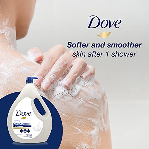 Dove Body Wash Pro | Професионално хранително мляко | с помпа 2л | По-мека и гладка кожа след 1-душата, Нежна формула