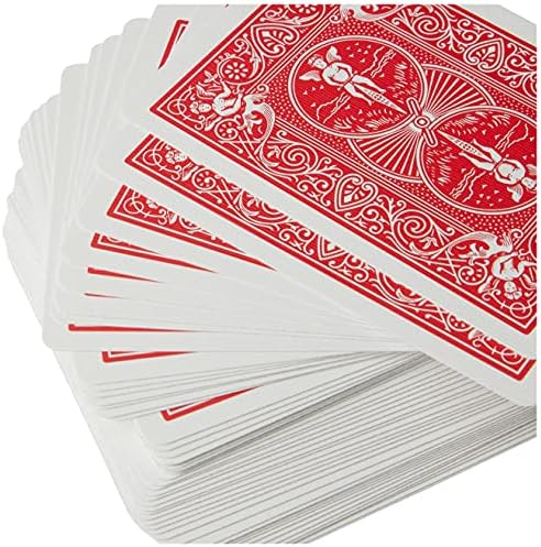 Колоездене, игра на карти - Размер на покер, [Цвят може да варира: червен, син или черен]
